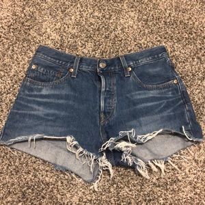 Levi Distressed Shorts